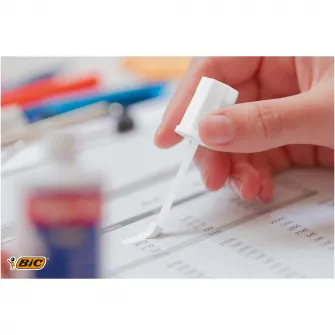 Corector fluid BIC - Tipp-Ex Rapid, aplicator cu burete, 20ml, blister 1 bucata
