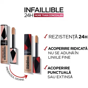 Corector L’Oreal Paris Infaillible 24H More Than Concealer 328 Linen, 11 ml