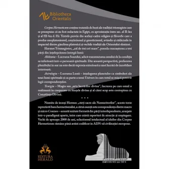 Corpus Hermeticum - Textele fundamentale si invataturile tainice de initiere in hermetism - Hermes Trismegistos - Editura Herald
