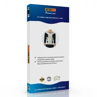 Corset corector postura cu atele M, Orthomed