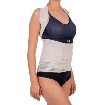 Corset toraco-lombar elastic cu atele S, Orthomed