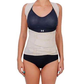 Corset toraco-lombar elastic cu atele XL, Orthomed