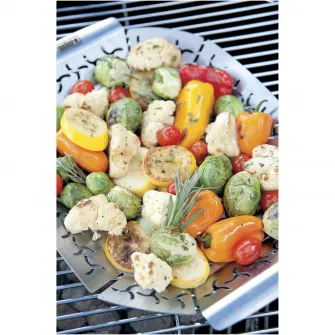 Cos pentru gratar Weber, 36.5x26.5x2.8 cm, inox