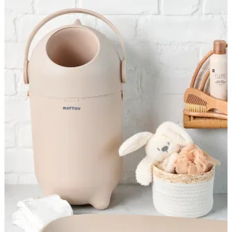 Cos pentru scutece Nattou Dropy beige