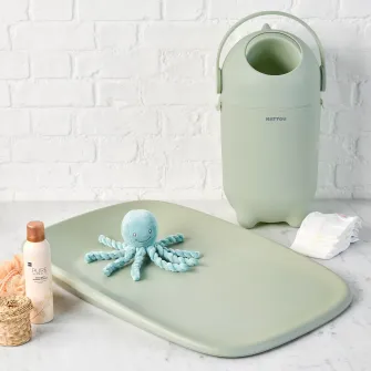 Cos pentru scutece Nattou Dropy green