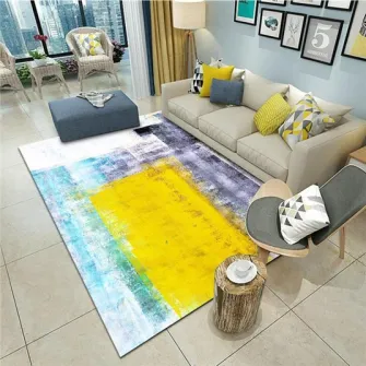 Covor Heinner cu print digital 3D, 160x230cm, Sun