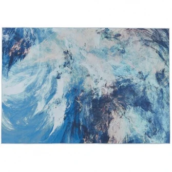 Covor Heinner cu print digital 3D, 70x140cm, Galaxy
