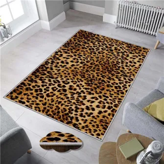 Covor Oyo Concept cu print digital baza tesuta Rektri 80x200 cm