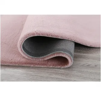 Covor shaggy soft blanita, Heinner Home, 50x90 cm, Roz pudra