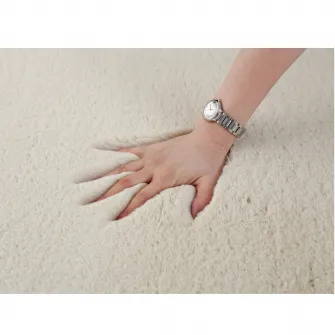 Covor shaggy soft blanita, Heinner Home, 70x140 cm, Crem