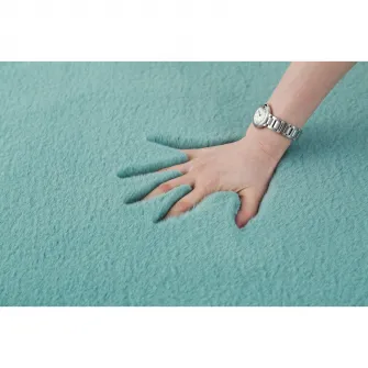 Covor shaggy soft blanita, Heinner Home, Turcoaz, 200 X 300