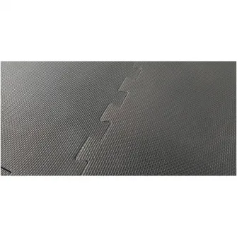 Covoras Puzzle Tunturi, 104x104cm, 2cm, rosu/negru