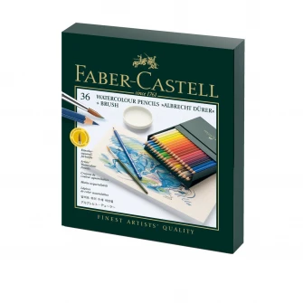 Creioane colorate acuarela Faber-Castell 36 Culori Studio Durer