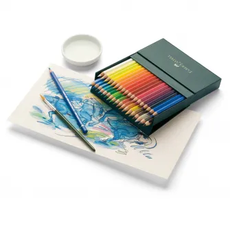 Creioane colorate acuarela Faber-Castell 36 Culori Studio Durer