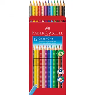 Creioane colorate Faber-Castell 12 culori grip 2001