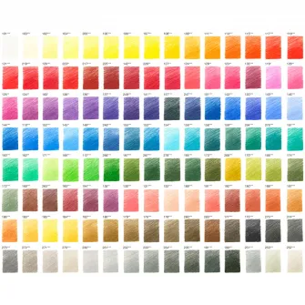Creioane colorate Faber-Castell Polychromos, 120 culori, cutie din lemn