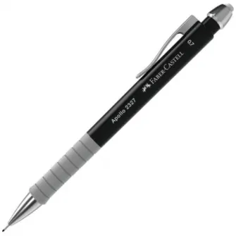 Creion mecanic Faber-Castell Apollo, 0.7 mm, negru