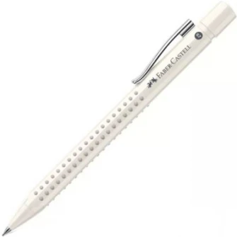 Creion mecanic Faber-Castell Grip 2010 Alb Cocos, 0.7 mm