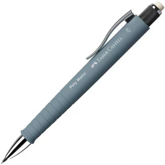 Механический карандаш Faber-Castell Poly Matic, 0,7 мм, серый