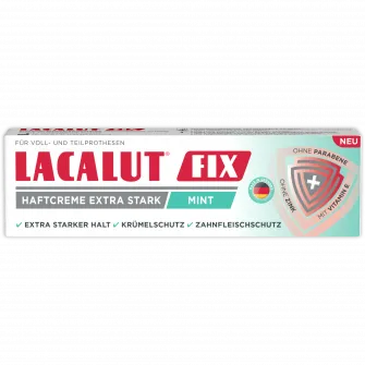 Crema adeziva Lacalut Fix Mint, 40 g