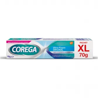 Crema adeziva pentru proteza dentara Corega Ultra Fixare Original, 70 g