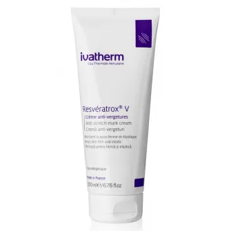 Crema anti-vergeturi Resveratrox V, Ivatherm, previne si reduce formarea vergeturilor, 200 ml