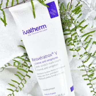 Crema anti-vergeturi Resveratrox V, Ivatherm, previne si reduce formarea vergeturilor, 200 ml