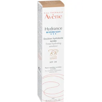 Crema BB Avene Hydrance Legere SPF 30 pentru ten normal si mixt, 40 ml