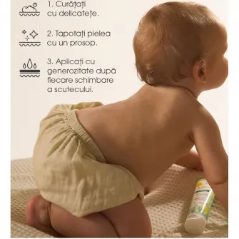 Crema BIO pentru schimbarea scutecului Klorane Bebe, 100 ml