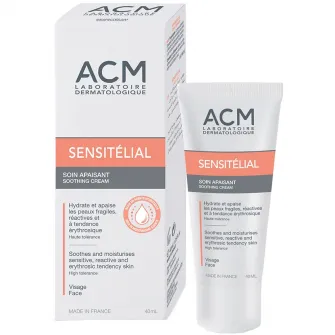 Crema calmanta ACM Sensitelial pentru piele sensibila, 40 ml