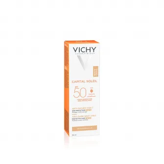 Crema colorata anti-pete pigmentare Vichy Capital Soleil cu SPF50+, 50ml