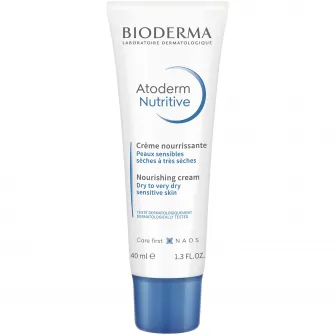 Crema de fata Bioderma Atoderm Nutritive pentru ten uscat si foarte uscat, 40 ml