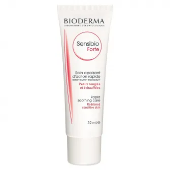 Crema de fata Bioderma Sensibio Forte pentru ten sensibil cu roseata, 40ml