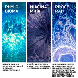 Crema de fata cu tripla actiune de ingrijire anti-imperfectiuni si anti-recurenta pentru ten gras cu tendinta acneica La Roche-Posay Effaclar Duo+M, 40 ml