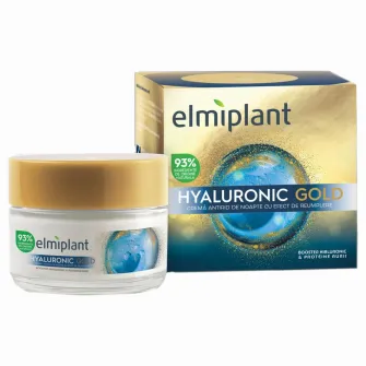 Crema de noapte Elmiplant Hyaluronic Gold, Femei, 50 ml