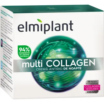 Crema de noapte Elmiplant Multicollagen, 50 ml