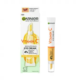 Crema de ochi cu Vitamina C Garnier Skin Naturals cu efect de iluminare, 15 ml