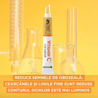 Crema de ochi cu Vitamina C Garnier Skin Naturals cu efect de iluminare, 15 ml