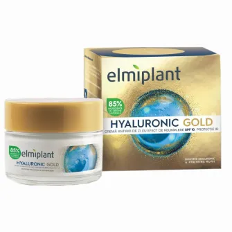 Crema de zi Elmiplant Hyaluronic Gold, Femei, 50 ml