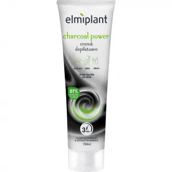 Crema depilatoare Elmiplant Charcoal Power pentru corp, 150 ml