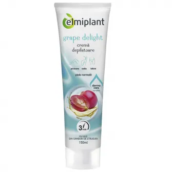 Crema Depilatoare Elmiplant pentru piele normala Grape Delight, 150 ml