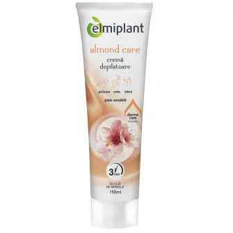 Crema depilatoare Elmiplant pentru piele sensibila Almond Care, 150 ml
