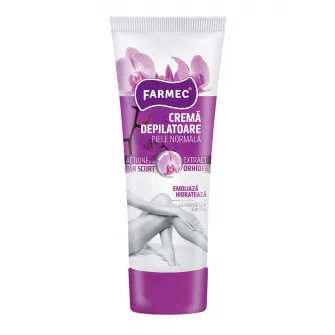 Crema depilatoare Farmec, pentru piele normala, Orhidee, 150 ml