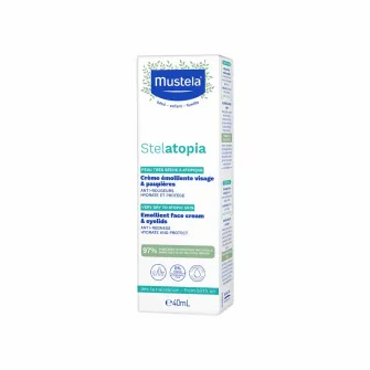 Crema emolienta Mustela Stelatopia pentru fata, 40 ml