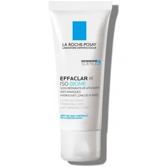 Crema hidratanta calmanta La Roche-Posay Effaclar H ISO-BIOME pentru ten gras fragilizat, 40 ml