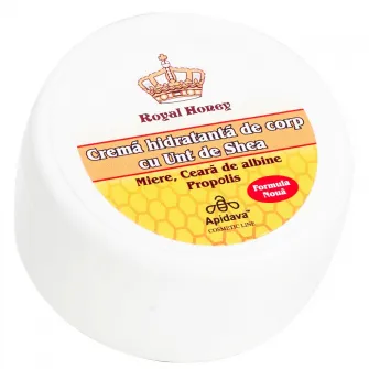 Crema hidratanta de corp Apidava cu miere, propolis si ceara de albine, 200 ml