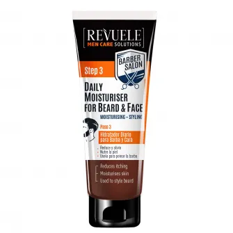 Crema hidratanta Revuele pentru barba si fata, 80 ml