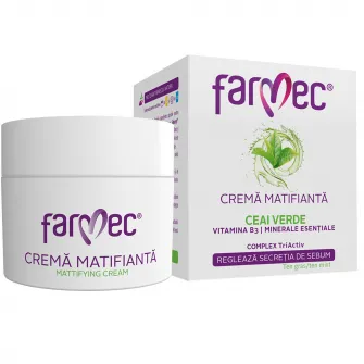 Crema matifianta pentru ten Farmec, 50 ml