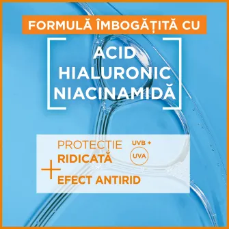 Crema protectoare cu efect anti - imbatranire Super UV Garnier Ambre Solaire SPF 50, 50 ml