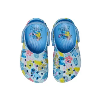 Crocs, Saboti cu imprimeu Lilo&Stitch, Multicolor, 19-20 EU